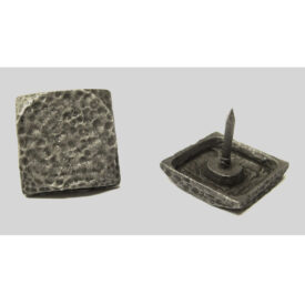 30mm Square Dimple Pewter Decorative Upholstery Nail