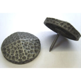 38mm Pyramid Dimple Pewter Oxford Decorative Upholstery Nail
