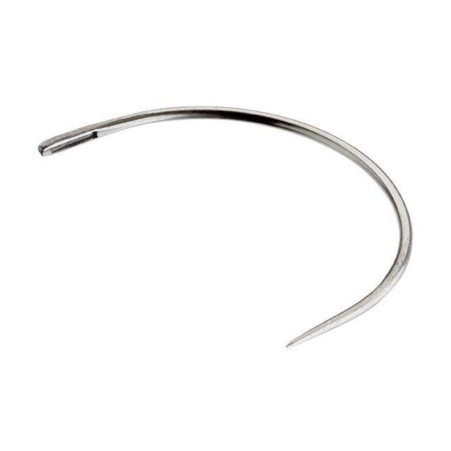 2 1/2 inch Curved Round Point Upholstery Needle - Heavy Gauge - Heico ...