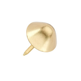 12.5mm 'Conical' Decorative Nail - Brass Plated