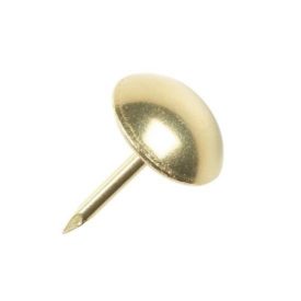Brass Plated High Domed Upholstery Nails